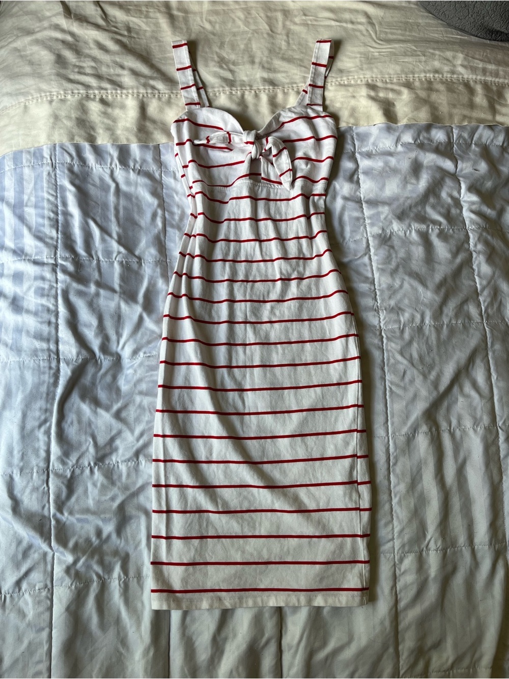 Forever 21 striped bodycon dress